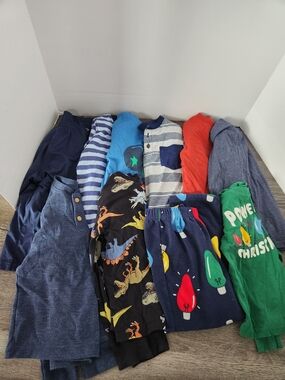 Long Sleeve, Short Sleeve Shirts And Pajama Set Boys 5T Carters Old Navy Etc